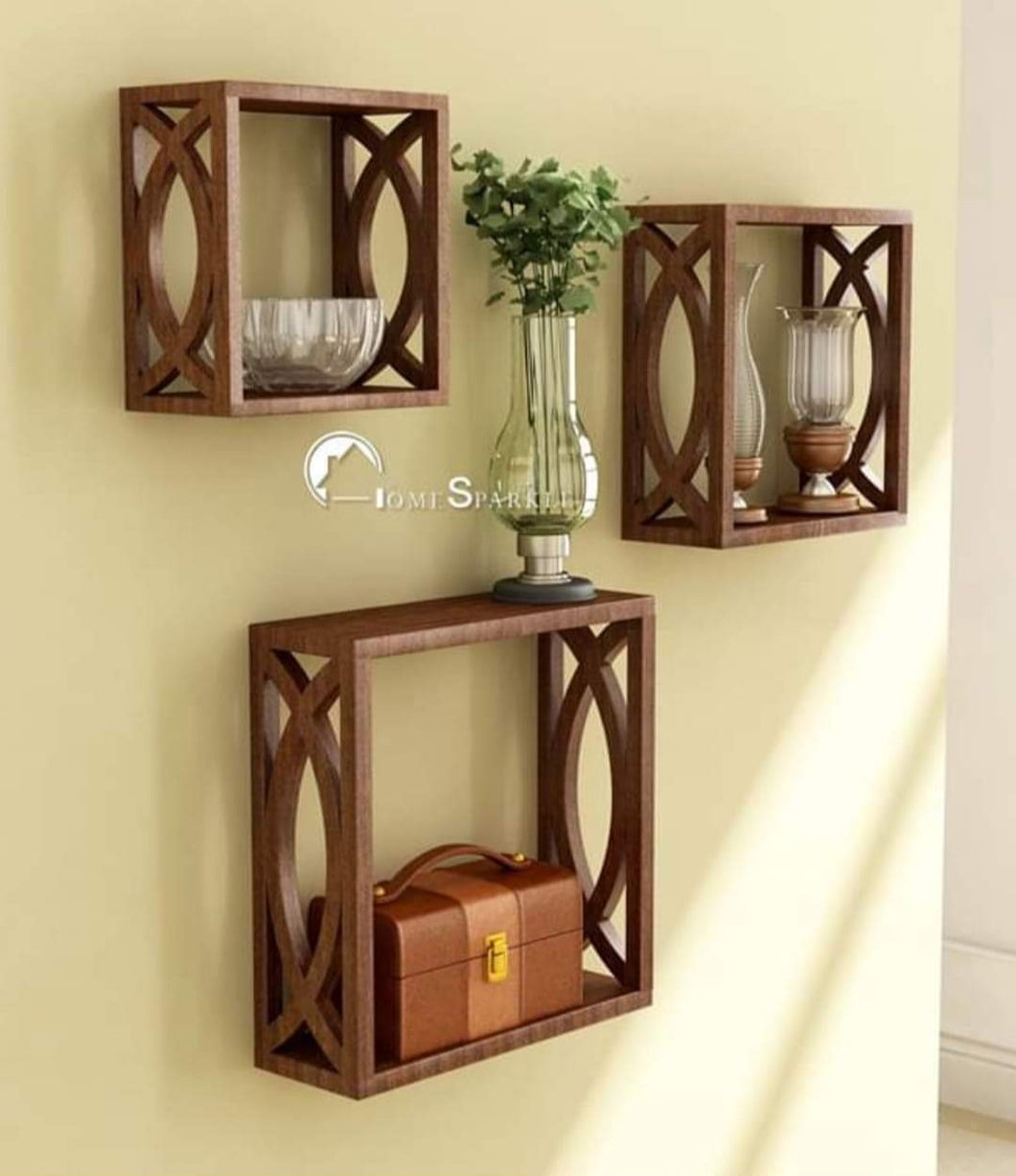 3 Cubes Decorative Wall Mounted Floating Shelves